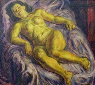 Sleeping Nude on Lavender