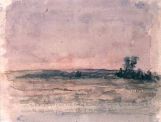 View of the Plains at Dusk, Dakota Territory