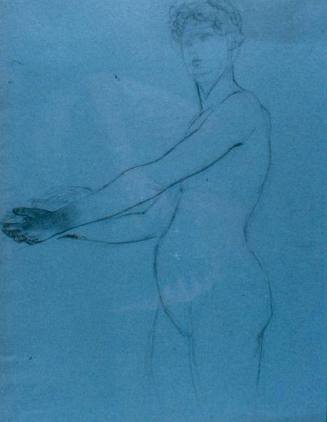 Female Figure with Outstretched Arms, Study for "Light of The Incarnation"