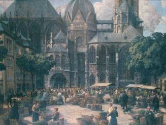 Market Day by the Cathedral