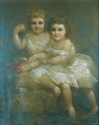 Portrait of Julienne Coltart and Madge Coltart