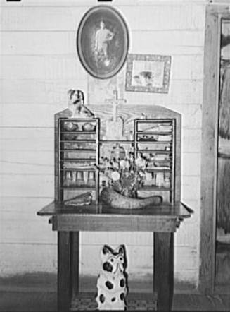 Desk in the Home of Acadian Family, near Breaux Bridge, Louisiana