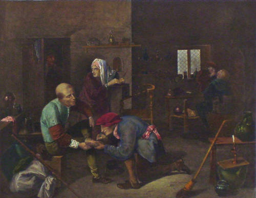 Die Barbierstube [The Barber's Room]