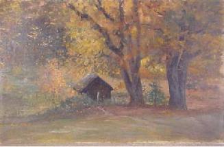 Cabin at "Oak Rued," Autumn, Maryland