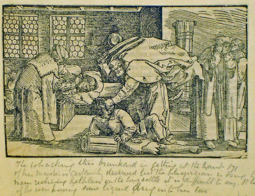 Untitled [Doctor with Patient;  Beating of Servant ]