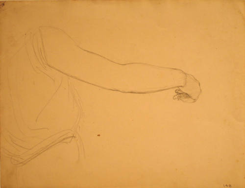 Female Arm and Hand Study for "Light of the Incarnation"