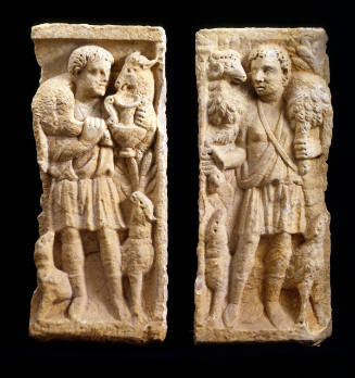 Sarcophagus Panels with the Good Shepherd