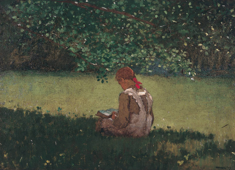 Reading by the Brook