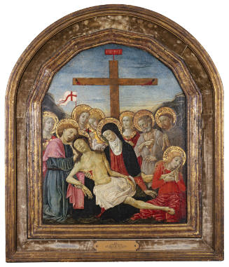 The Lamentation Over the Dead Christ with Saints