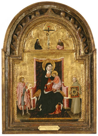 Madonna and Child with Saints John the Baptist and Bernardino of Siena