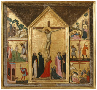 The Crucifixion with Scenes from The Passion and the Life of St. John The Baptist