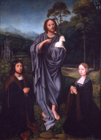 St. John the Baptist and Two Donors