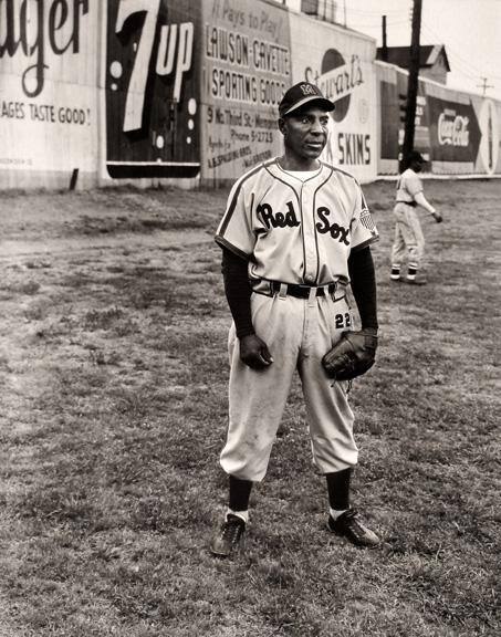 One of the Early Greats of the Negro Baseball Leagues, Neil Robinson of the Memphis Red Sox, Martin's Stadium, Memphis