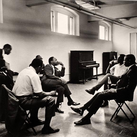 First Press Conference of the March Against Fear Announcing Martin Luther King Taking Over after Meredith Was Shot, Basement, United Methodist Church, Memphis