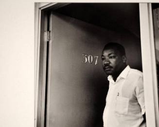 Dr. King in Lorraine Motel after the March Against Fear, Memphis