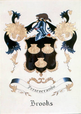 Coat of Arms of  the Ancient Family of Brooks