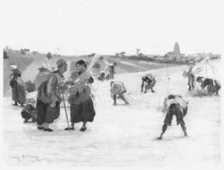 Peasants Gathering Wheat, Study for The Gleaners