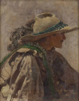 Portrait of a Man with a Feathered Hat