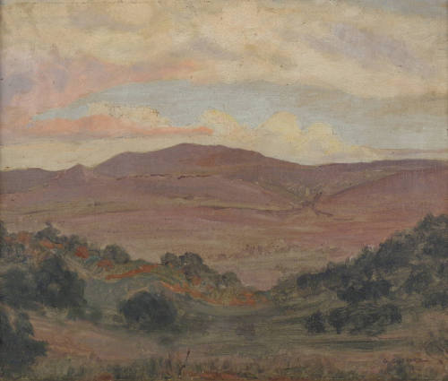 Landscape with Distance Hills, South Africa