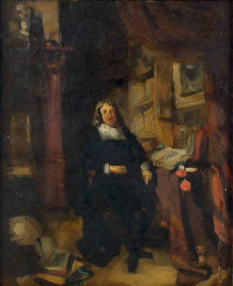 Copy of "Portrait of George William Fairfax" by Rembrandt