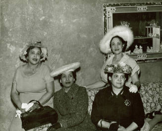 [Four Ladies in Hats]