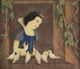 Snow White and the Doves from the film "Snow White and the Seven Dwarfs"