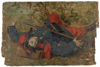 Dead French Soldier, Study for" Missing"