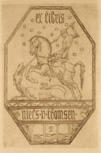 Bookplate for Niels D. Thomsen