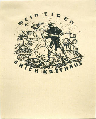 Bookplate for Erich Kotthaus