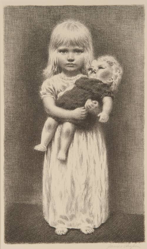 The Little Girl with a Doll