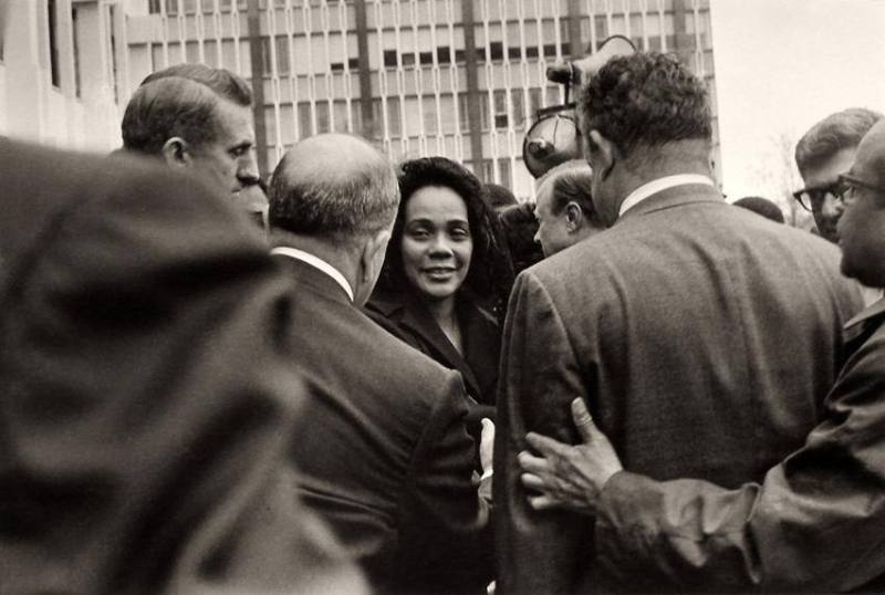 Coretta Scott King Accepting Condolences, City Hall, Memphis