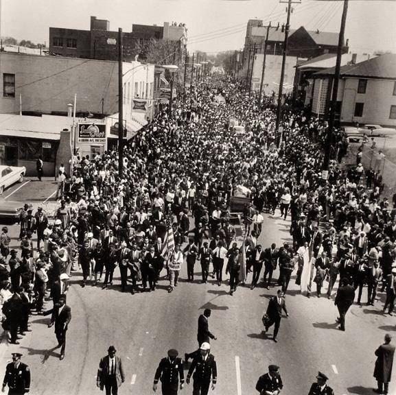 Funeral Procession for Martin Luther King, Jr., Auburn Street, Atlanta, Georgia