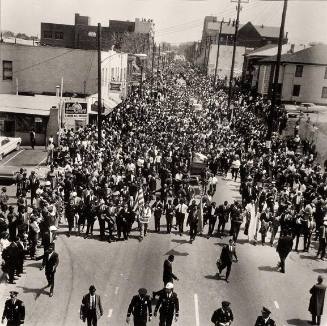 Funeral Procession for Martin Luther King, Jr., Auburn Street, Atlanta, Georgia
