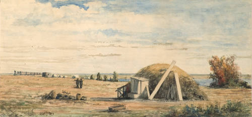 Encampment Between Railroad and River, Dakota Territory