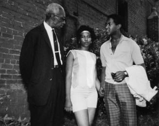 L.C. Bates (President, Arkansas NAACP), Aretha Franklin, and Sam Cooke, Lorraine Motel, Memphis