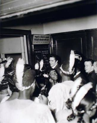 Elvis Presley Backstage, WDIA Goodwill Revue, Memphis