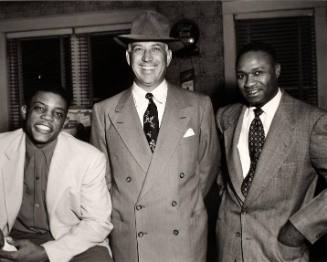 Willie Mays, Lou Chiozza, and Hank Thompson, Lorraine Motel, Memphis