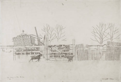 Compositional Study for "Story on the Fence"