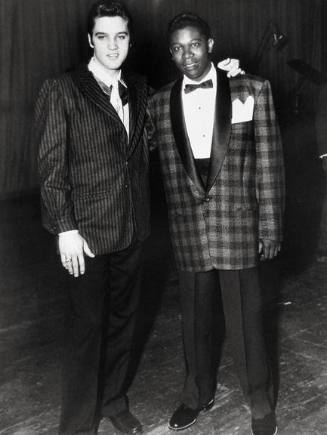 Elvis Presley and B.B. King, WDIA Goodwill Revue, Memphis