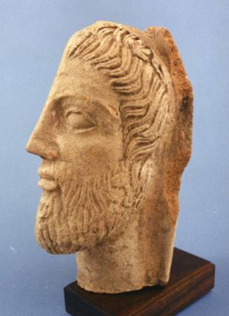 Votive Profile of a Bearded Man