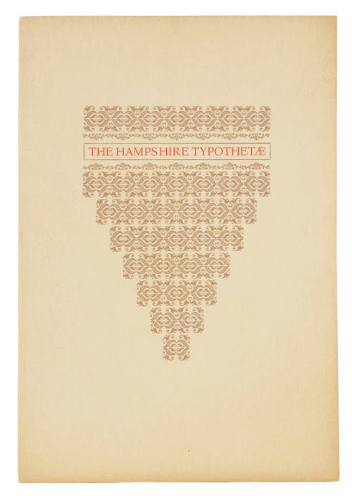 The Hampshire Typothetae