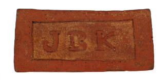 Brick Imprinted with Apotropaic Symbols (J B K)