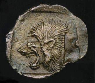 Trihemiobol with Boar (obverse), Lion Head in Square (reverse)