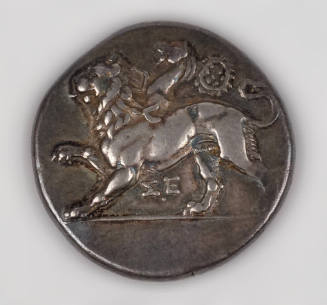 Stater with Chimaera (obverse), Dove in Olive Wreath (reverse)