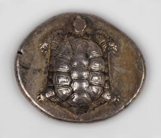 Stater with Tortoise (obverse), Five-part Incuse with Ethnic and Dolphin (reverse)