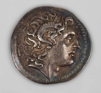 Tetradrachm wih Alexander the Great (obverse), Athena Holding Nike (reverse)