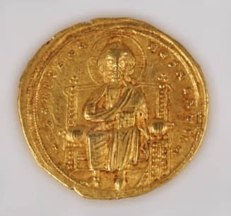 Histamenon with Christ Seated (obverse), Virgin Crowns Romanus (reverse)