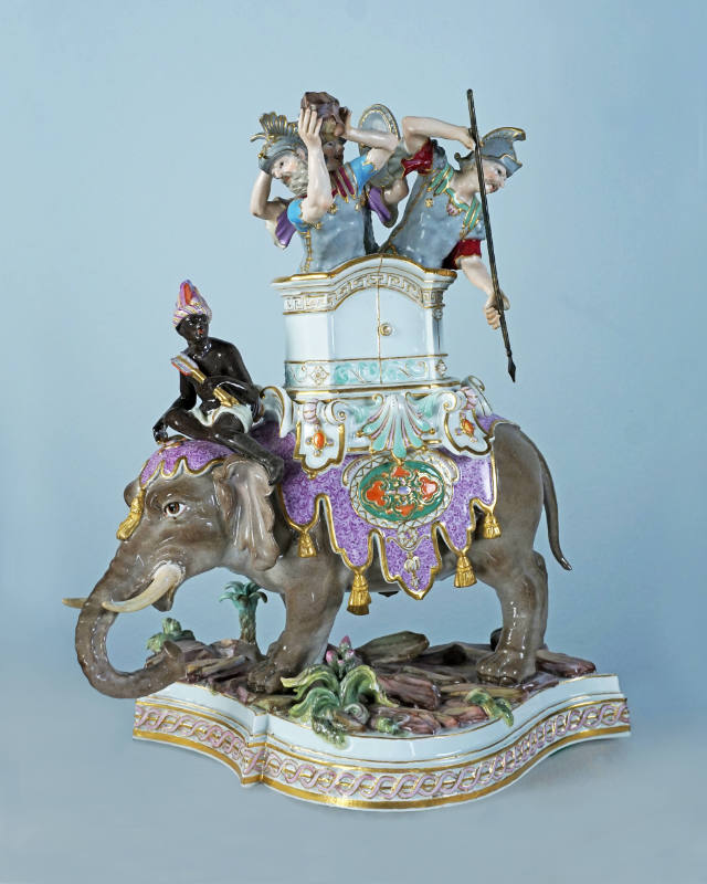 Warriors Riding Elephant