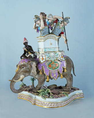 Warriors Riding Elephant