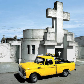 Cemetery and Ford F100 Yellow, Buenos Aires